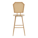 Scaun de bar Camilla I, Bej, 47x58x117 cm
