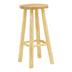 Scaun de bar cu funcție de relaxare Nusiwo, Teak, Lemn, Natur, 35x70 cm