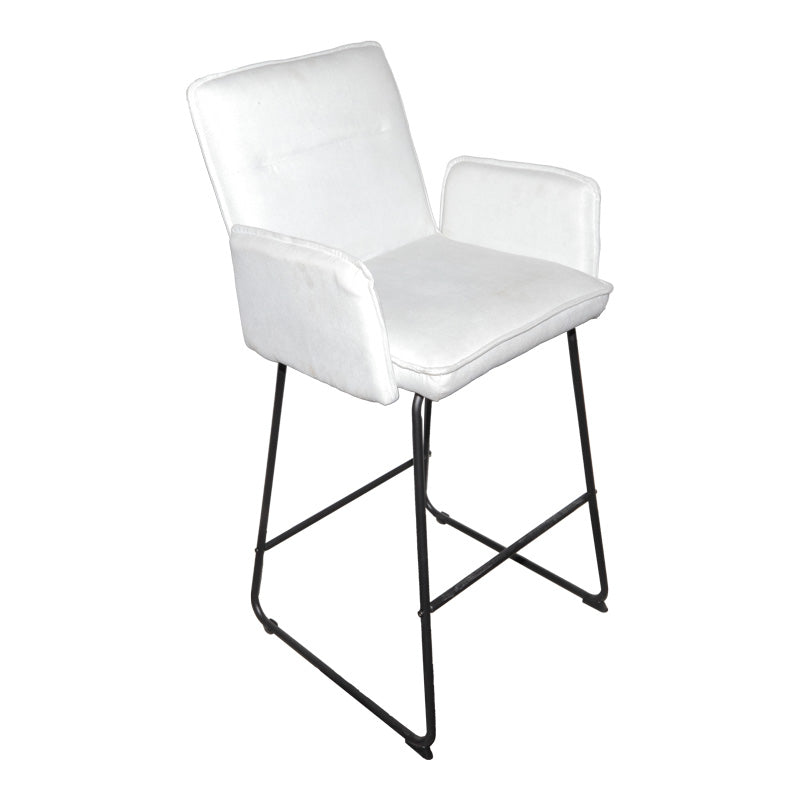 Scaun de bar Essential, stofa si metal, 57x64x107 cm - Scaun de bar Essential, stofa si metal, 57x64x107 cm - 029-000402