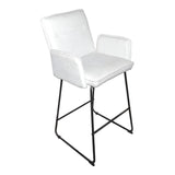 Scaun de bar Essential, stofa si metal, 57x64x107 cm - Scaun de bar Essential, stofa si metal, 57x64x107 cm - 029-000402