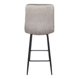Scaun de bar Grato, textil, diverse culoare,  43x55x114 cm - Gri