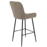 Scaun de bar Delicacy, Gri - maro antic, 49x49x98 cm - Gri
