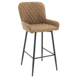 Scaun de bar Delicacy, Gri - maro antic, 49x49x98 cm - Maro