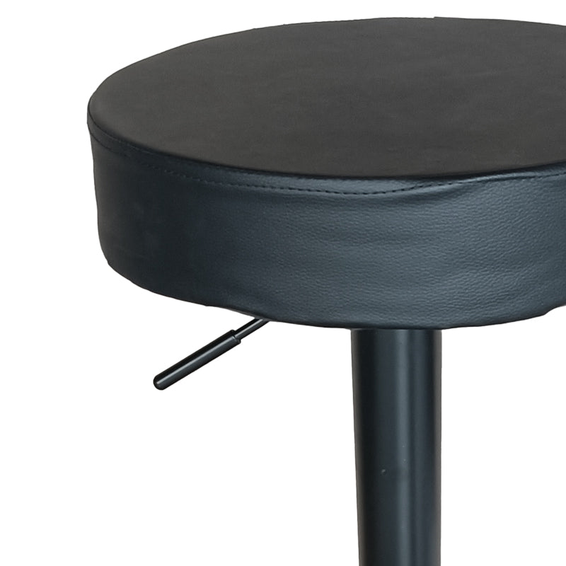 Scaun de bar Dianors reglabil pe inaltime baza, negru-negru, 38x38x75 cm, imagine suplimentara