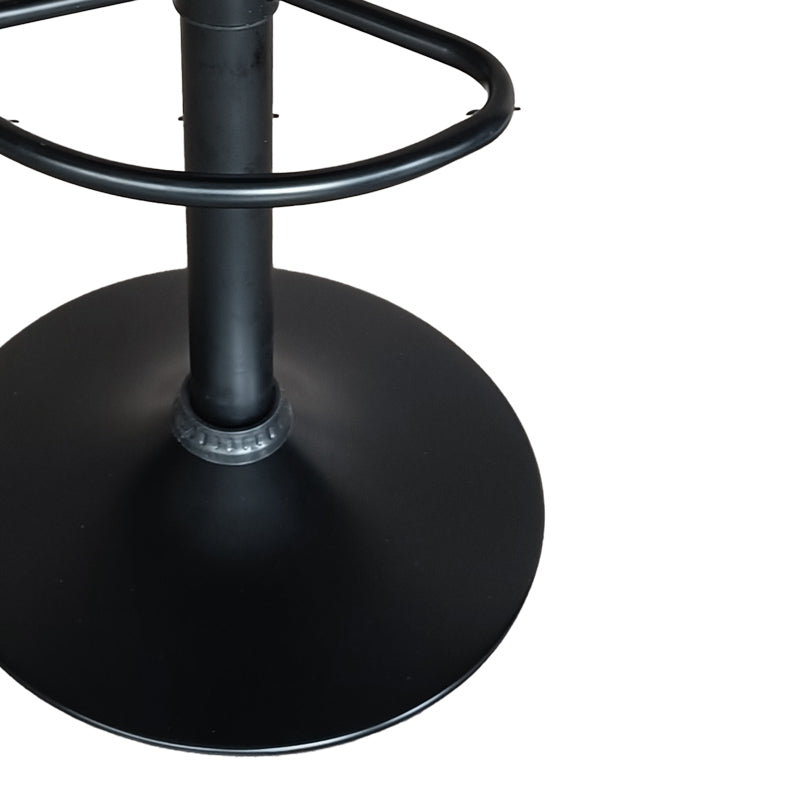 Scaun de bar Dianors reglabil pe inaltime, negru-negru, 38x38x75 cm