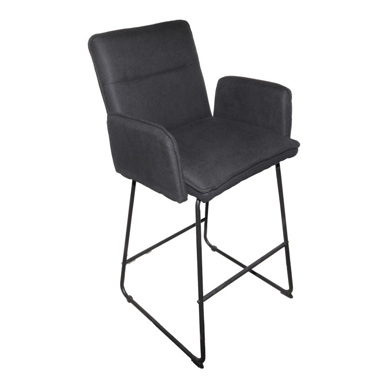 Scaun de bar Essential, stofa si metal, 57x64x107 cm - Scaun de bar Essential, stofa si metal, 57x64x107 cm