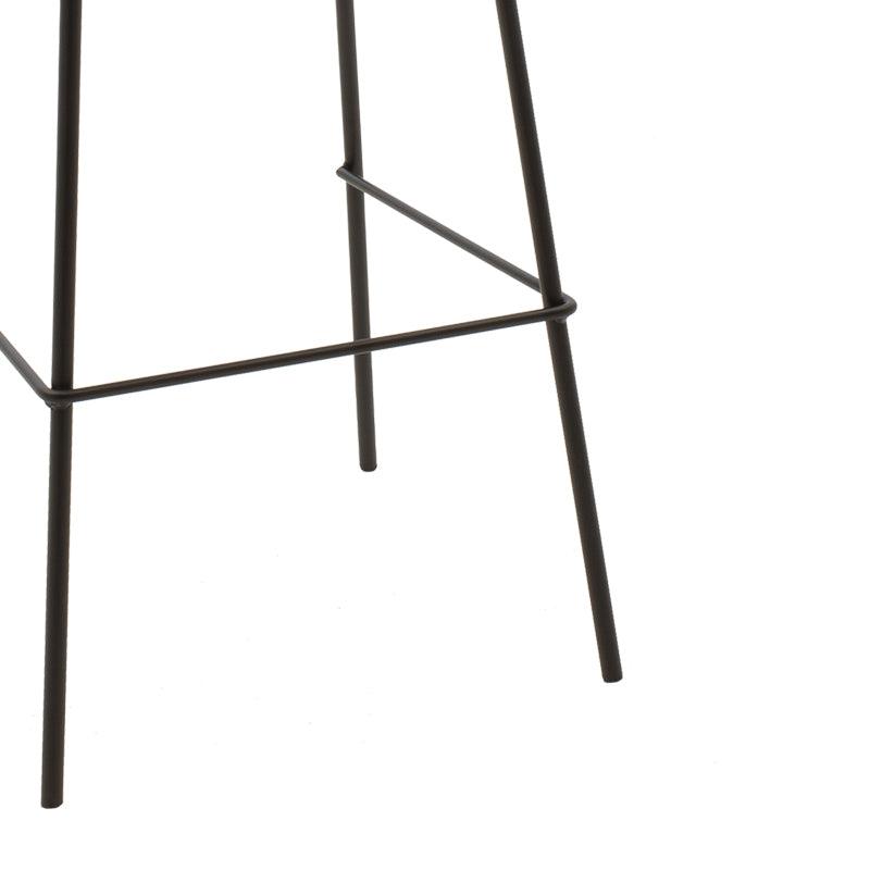 Scaun de bar Faith, metal, Diverse culori, 50x54x104 cm - Gri inchis