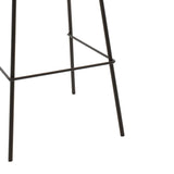 Scaun de bar Faith, metal, Diverse culori, 50x54x104 cm - Gri inchis