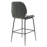 Scaun de bar Impel, Bej - Gri, 61x48x103 cm - Gri