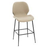 Scaun de bar Impel, Bej - Gri, 61x48x103 cm - Scaun de bar Impel, Bej - Gri, 61x48x103 cm