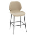 Scaun de bar Impel, Bej - Gri, 61x48x103 cm