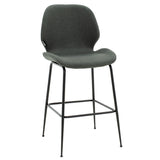 Scaun de bar Impel, Bej - Gri, 61x48x103 cm - Scaun de bar Impel, Bej - Gri, 61x48x103 cm - 029-000187