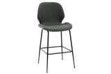 Scaun de bar Impel, Bej - Gri, 61x48x103 cm - Gri