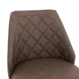 Scaun de bar Inflame, Antracit, 55x48x107 cm