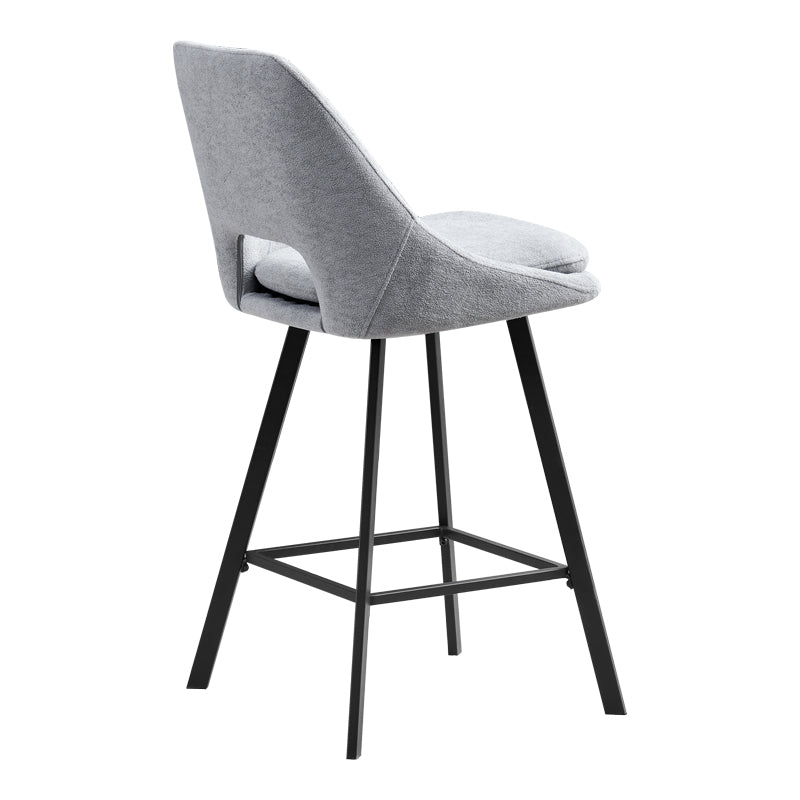Gri | SKU: 093-000044 | Scaun de bar Initiate, 48x56x98 cm, varianta Gri, produs pentru amenajarea locuinței, disponibil online în România la CasaMob