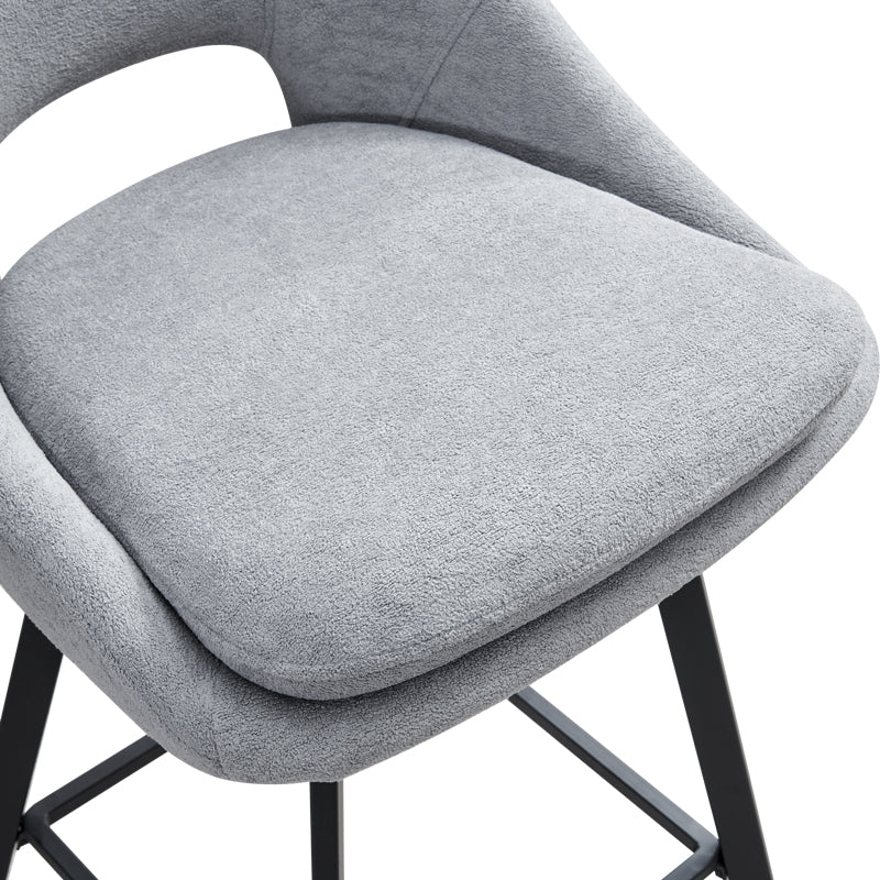 Gri | SKU: 093-000044 | Scaun de bar Initiate, 48x56x98 cm, varianta Gri, produs pentru amenajarea locuinței, disponibil online în România la CasaMob