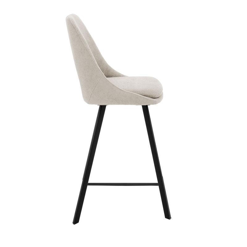 Scaun de bar Initiate, Crem - Bej, 48x56x98 cm - Crem