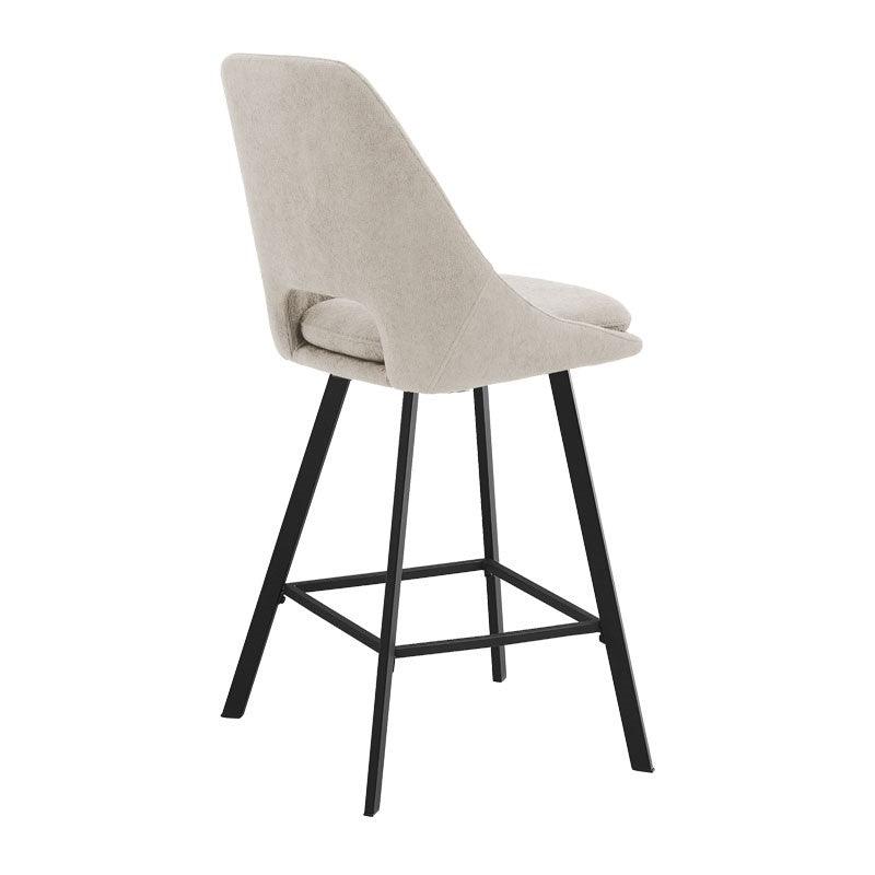 Scaun de bar Initiate, Crem - Bej, 48x56x98 cm - Crem