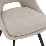 Scaun de bar Initiate, Crem - Bej, 48x56x98 cm - Crem