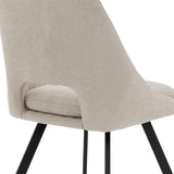 Scaun de bar Initiate, Crem - Bej, 48x56x98 cm - Crem