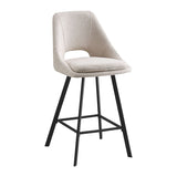 Scaun de bar Initiate, Crem - Bej, 48x56x98 cm - Scaun de bar Initiate, Crem - Bej, 48x56x98 cm