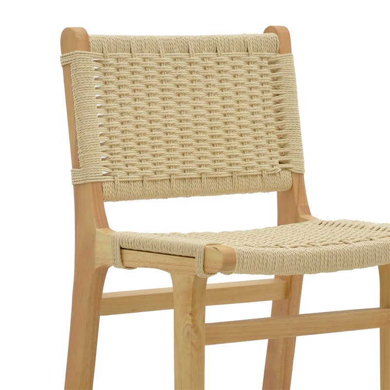 Scaun de bar Julien, lemn, Natural,  45x46x95 cm