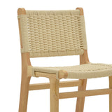 Scaun de bar Julien, lemn, Natural,  45x46x95 cm