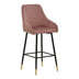 Scaun de Bar Lithe metal, 47x44x98 cm