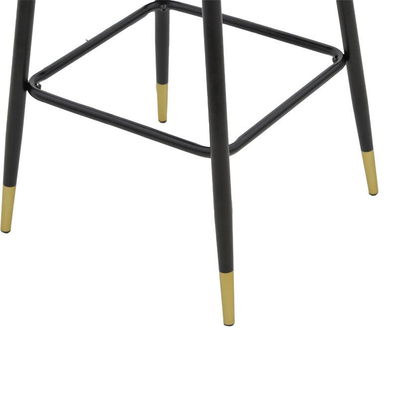 Scaun de Bar Lithe metal, 47x44x98 cm - Gri