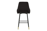 Scaun de Bar Lithe metal, 47x44x98 cm - Negru