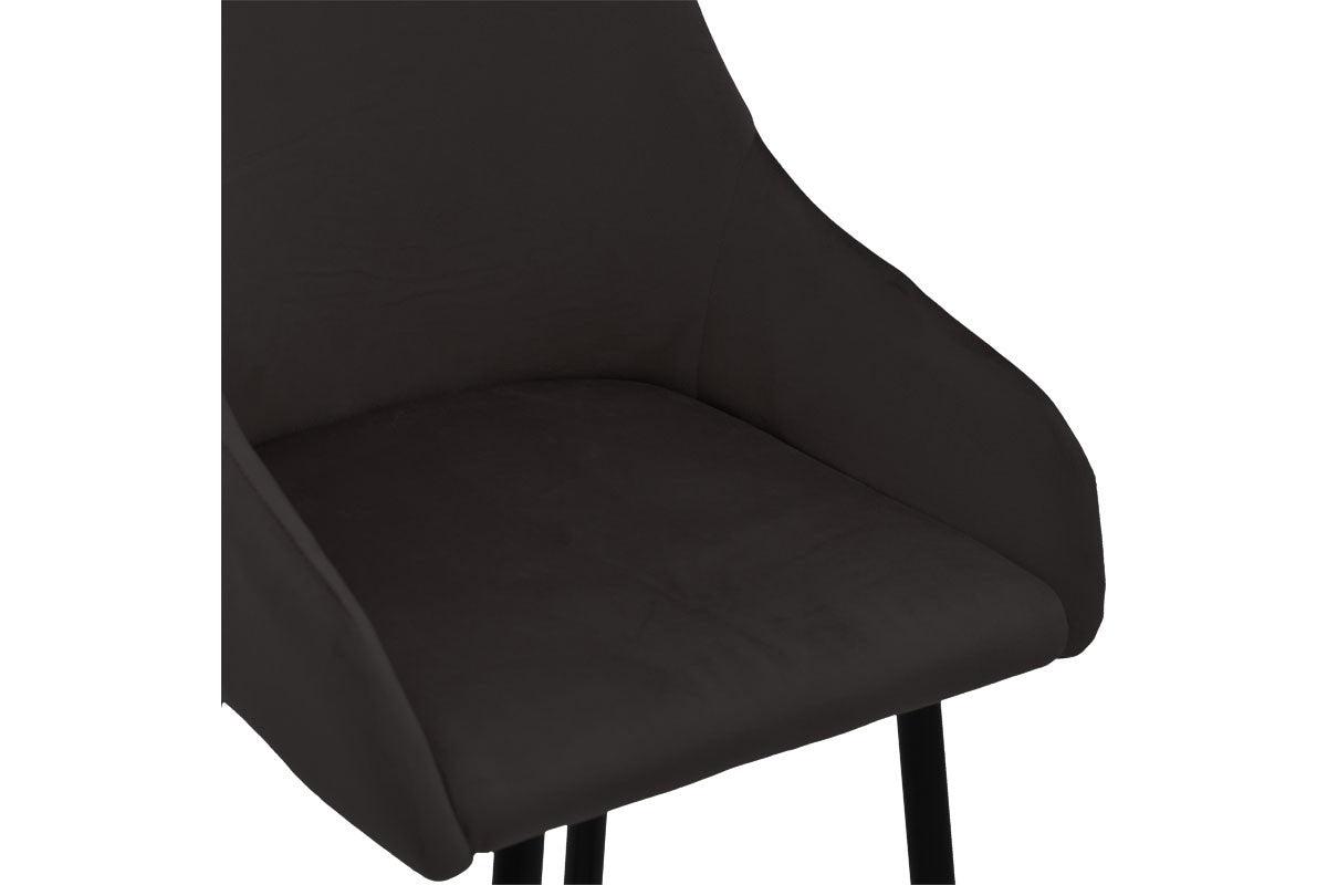Scaun de Bar Lithe metal, 47x44x98 cm - Negru