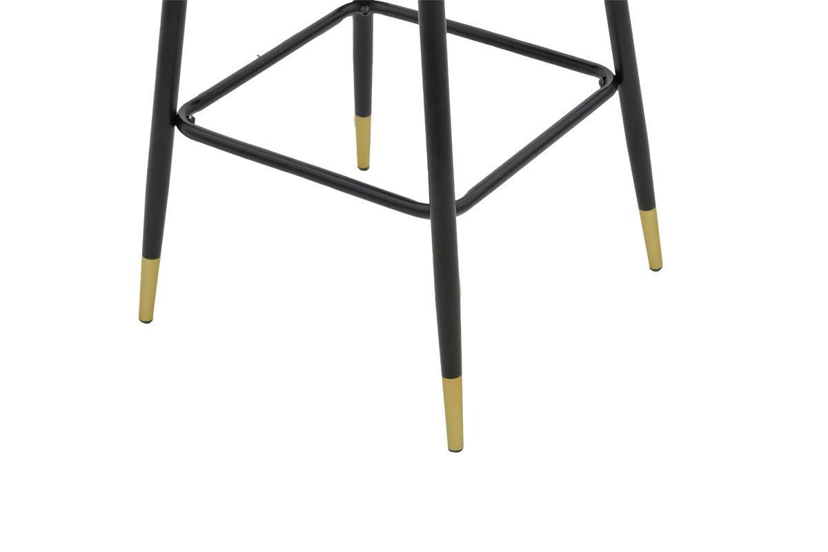 Scaun de Bar Lithe metal, 47x44x98 cm - Negru
