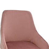 Scaun de Bar Lithe metal, 47x44x98 cm - Roz