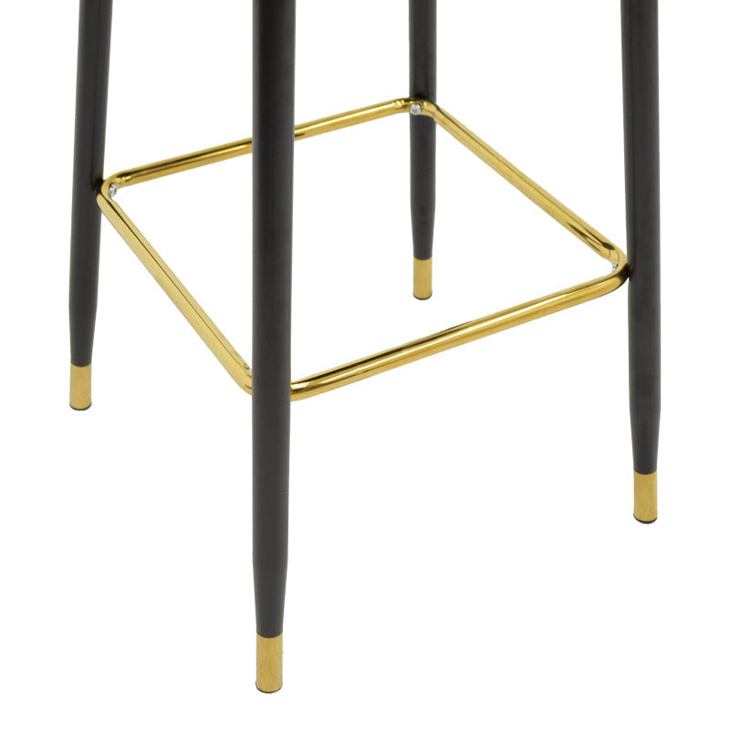 Scaun de bar Medium height bar, 48x50x107 cm - Antracit-Negru-Auriu