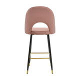 Scaun de bar Medium height bar, 48x50x107 cm - Negru-Auriu