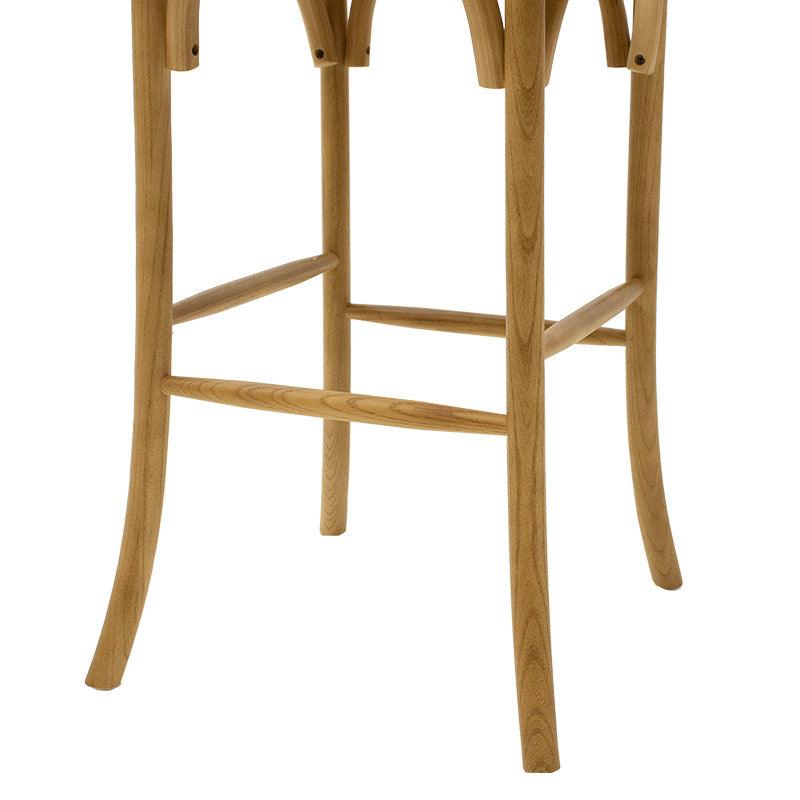 Scaun de bar Reid, Sonoma - Nuc, 52x45x116 cm - Sonoma