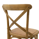 Scaun de bar Reid, Sonoma - Nuc, 52x45x116 cm - Nuc