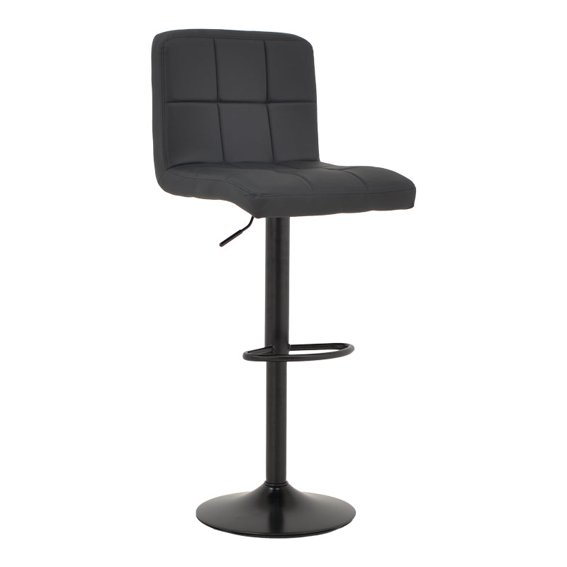 Scaun de bar Remina, Alb - Negru, 44x44x112 cm - Scaun de bar Remina, Alb - Negru, 44x44x112 cm - 292-000020