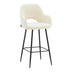 Scaun de bar Renish, Gri - Alb, 51x57x114 cm - 029-000209