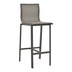 Scaun de bar Melina, aluminiu si textil, 57x52x106 cm - 404-000030