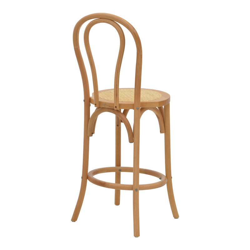 Scaun de bar Thonet lemn Natural de fag, 41x50x105 cm