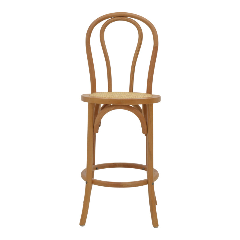 Scaun de bar Thonet lemn Natural de fag, 41x50x105 cm