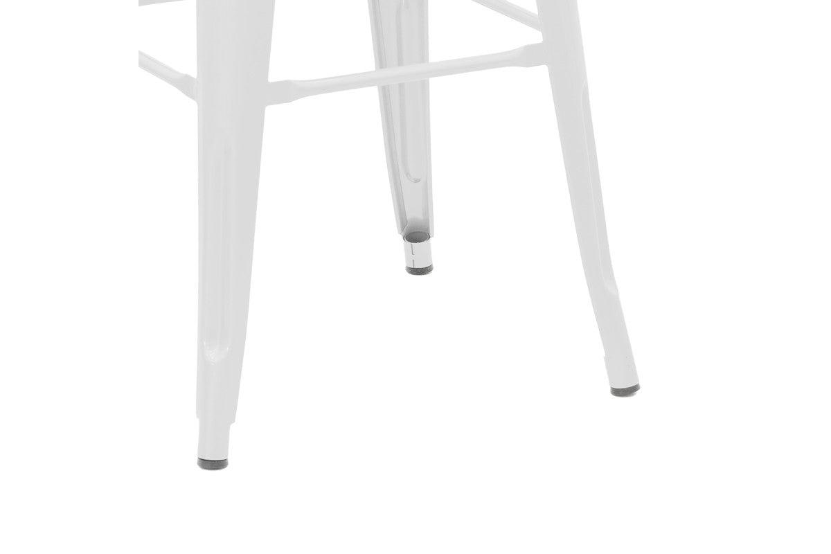 Scaun de bar Utopia metal 42x42x76cm - Alb