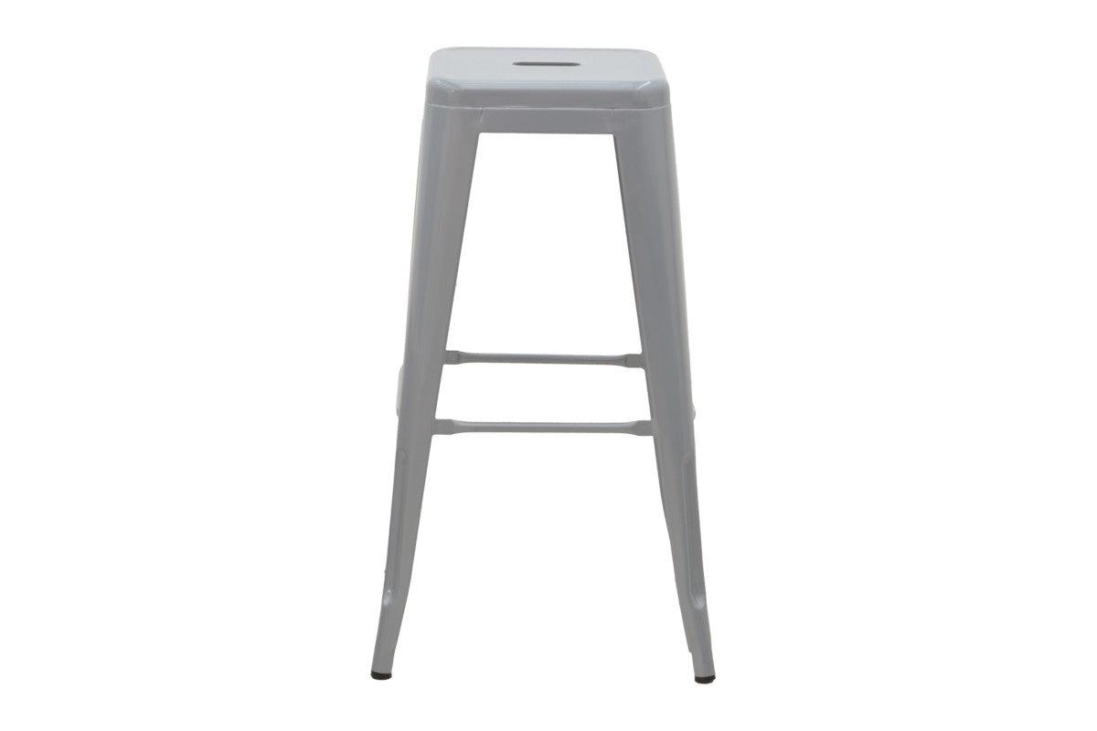 Scaun de bar Utopia metal 42x42x76cm - Gri