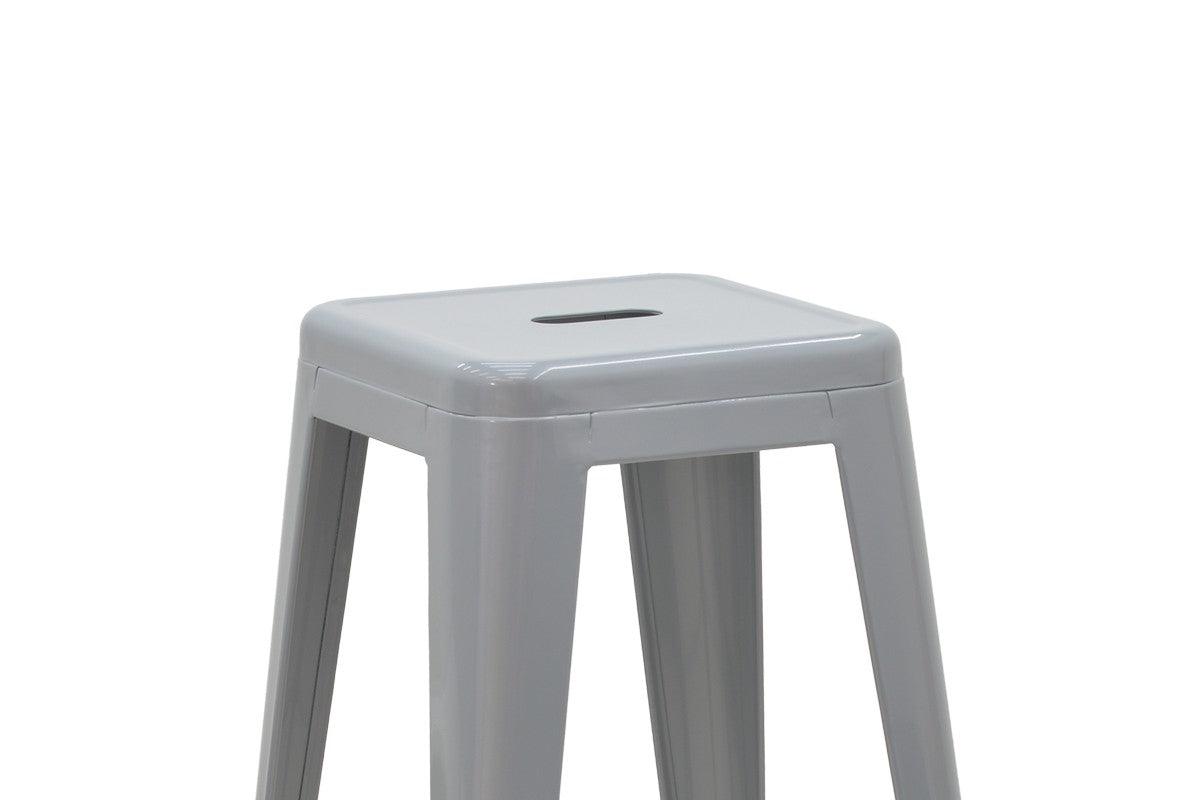 Scaun de bar Utopia metal 42x42x76cm - Gri