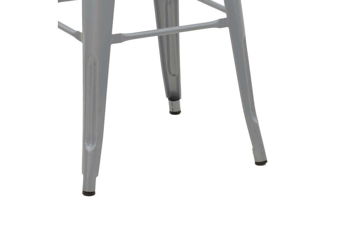 Scaun de bar Utopia metal 42x42x76cm - Gri
