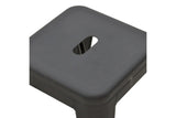 Scaun de bar Utopia metal 42x42x76cm - Negru