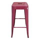 Scaun de bar Utopia metal, Diverse culori, 42x42x76 cm - Teracota