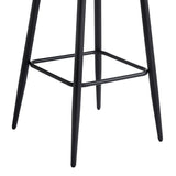 Scaun de bar Velva catifeaa marului putred, Roz, 49x63x102 cm