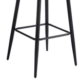 Scaun de bar Velvi catifeaa marului putred, Roz, 43x62x95 cm